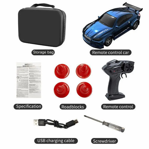 Load image into Gallery viewer, 2025 New Kf20 1:64 Drift Rc Car Four-wheel remote-controlled racing car Full proportions Desk Competition Toy Boys Ideal gifts.

