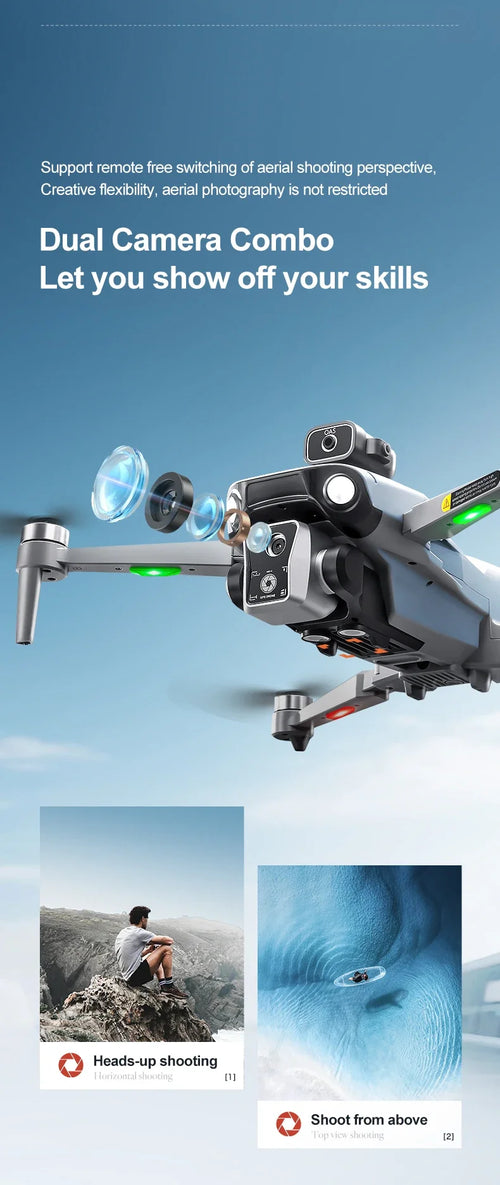 Load image into Gallery viewer, K19 MAX GPS Drone Cam Fishing Air Drop Automatic Turnaround 5G Screen Obstacle Avoidance Drone Professional Camera FPV Dron
