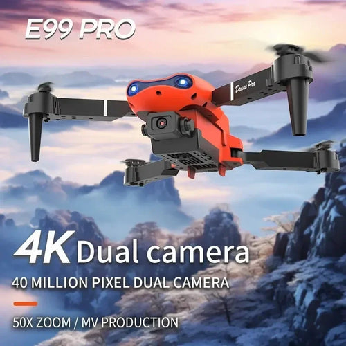Load image into Gallery viewer, 2024 E99Pro RC Drone 4K Professinal With 1080P Wide Angle HD Camera Foldable Helicopter WIFI FPV Height Hold Gift Toy
