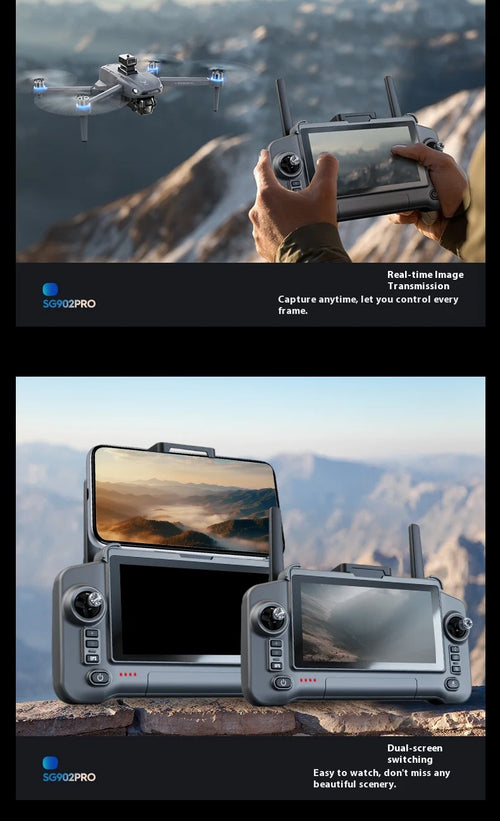 Load image into Gallery viewer, SG603 Pro Drone GPS 8K HD Camera Aerial EIS Anti-Shaking 5G WIFI Folding Drones Brushless Obstacle Avoidance Touchscreen RC UAV
