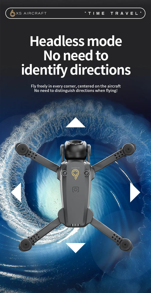 Load image into Gallery viewer, XS6 RC Mini Drone 8K HD Dual Camera 360° Obstacle Avoidance Optical Flow Indoor Outdoor Quadcopter Toys For Kids Birthday Gift
