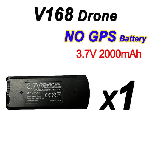 Load image into Gallery viewer, V168 Pro Max Battery 7.4V 3000mAh Original Battery V168 Dron 3.7V 2000mAh For V168 RC Quadcopter Spare Battery Parts Accessories
