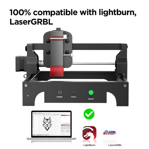 Load image into Gallery viewer, ACMER S1 Mini Laser Engraving and Cutting Machine Portable High Precision CNC Machine Tool For Plywood Acrylic Leather Glass
