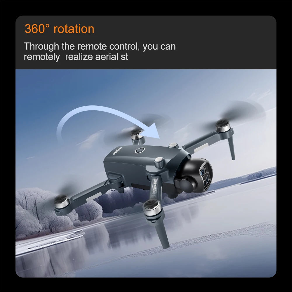 Original V988 Drone 8K HD Dual Camera Professional 5G WIFI FPV Remote control with large screen Foldable Quadcopter RC DronPlusX