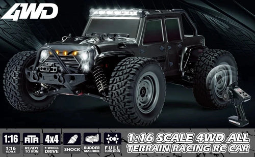 Load image into Gallery viewer, 1:16 80km/h Brushless RC Drift Car With LED Lights 4WD Electric High Speed Racing Remote Control Monster Truck for Kids Adults
