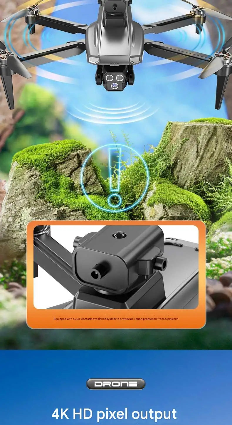 2025 Professional HD 930 Drone 4K Dual WiFi FPV Quadcopter With Obstacle Avoidance For Aerial Photography Remote Control Drones