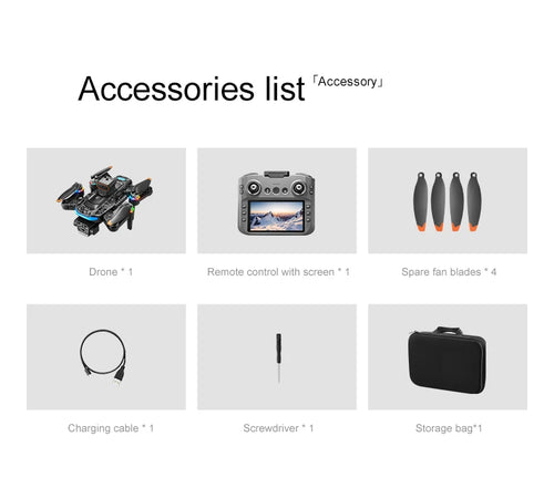 Load image into Gallery viewer, New upgraded A14 Pro Max GPS Brushless 8K three Camera Optical Flow Obstacle Avoidance Foldable Quadcopter RC Distance Drone Toy

