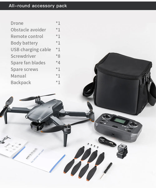 Load image into Gallery viewer, 2025 New L600 PRO MAX GPS Drone 5KM 4K Professional HD Dual Camera 3-Axis Gimbal 360 Obstacle Avoidance Brushless Quadcopter Toy
