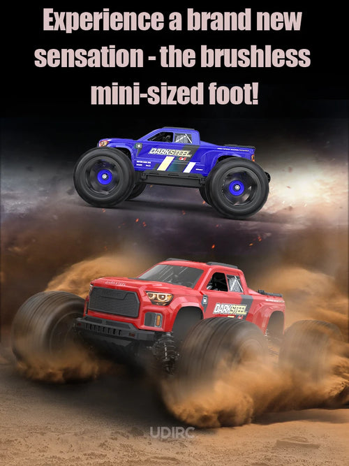 Load image into Gallery viewer, 1/16 4WD RC Car Brushless High-speed Truck 2.4G Remote Control Climbing Vehicle 4x4 Off-road Big-wheels Crawler Toys for Adults
