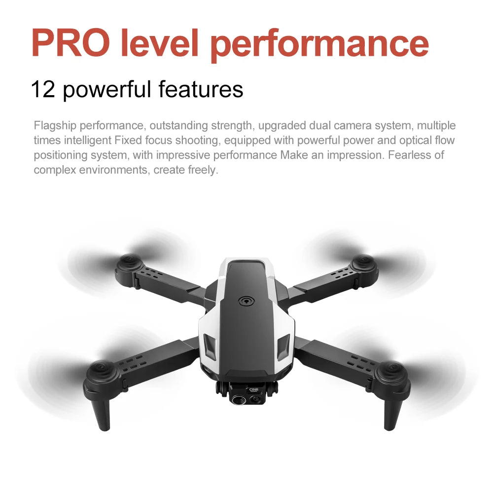 New M1 Drone Beginner Friendly  With 4K High-Definition Camera Optical Flow Technology One Click Return to Home Mode For