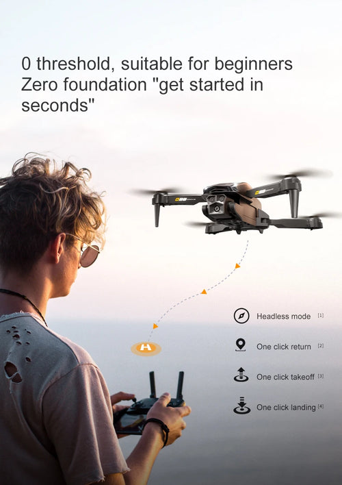 Load image into Gallery viewer, Xiaomi D88 Drone HD 8K Dual Camera Professional Aerial Photography Optical Flow Hovering Gesture Shooting Folding Quadcopter ﻿
