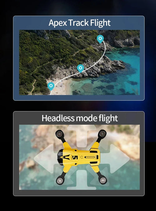 Load image into Gallery viewer, M5 Drone Professional 8K Wide-Angle HD Triple Camera WiFi FPV Height Hold RC Drone Aircraft Quadrotor Adult Children&#39;s Toys Gift
