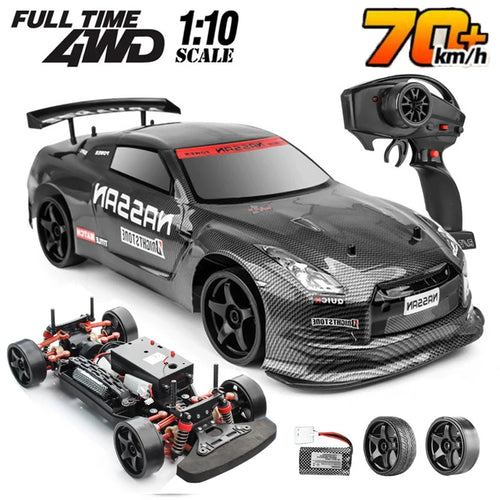 Load image into Gallery viewer, 1:10 70km/h High-speed Drift Remote Control Car 2.4G 4WD Rc Off-road Vehicle Dual-speed Rc Car Children's Christmas Gift

