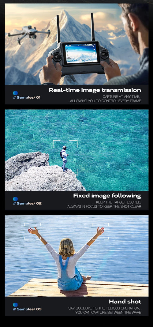 Load image into Gallery viewer, 2025 Wing 6 Professional 8K High-Definition Aerial Photography GPS Drone 3-Axis Mechanical Brushless Stabilization Gimbal 20km

