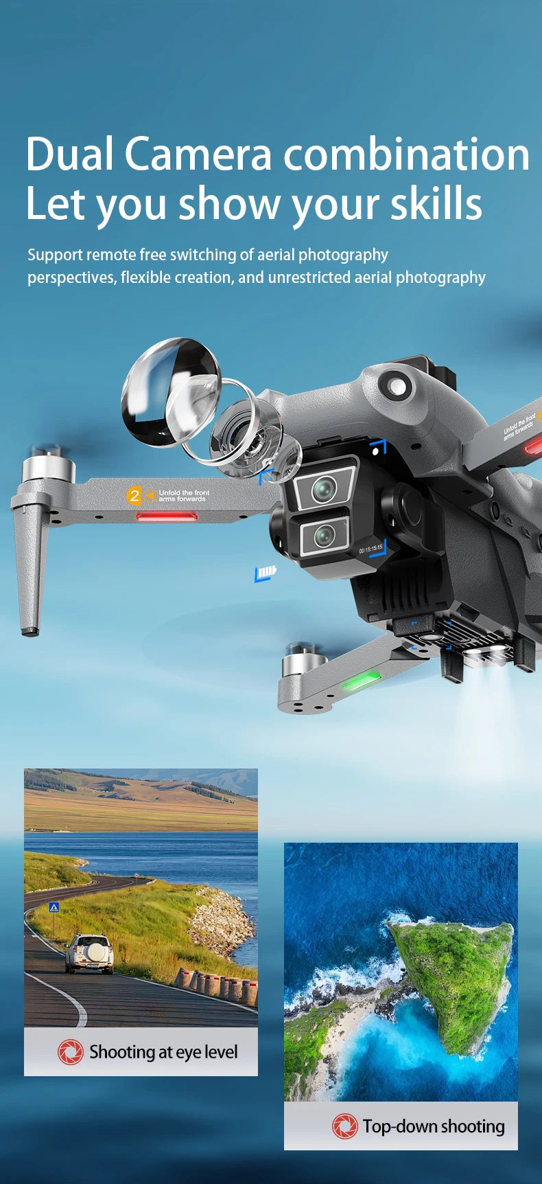 L300 Ultra Professional Drone 4K HD Wide Angle Camera 5G GPS WiFi FPV  RC Drone 360° Quadcopter Toys for Obstacle Avoidance