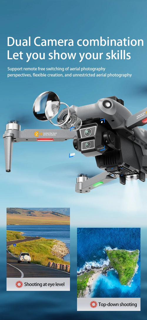 Load image into Gallery viewer, L300 Ultra Professional Drone 4K HD Wide Angle Camera 5G GPS WiFi FPV  RC Drone 360° Quadcopter Toys for Obstacle Avoidance
