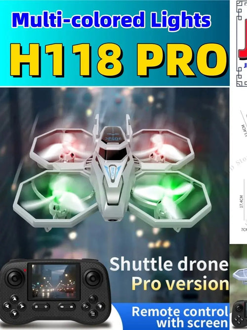 Load image into Gallery viewer, JHD For JJRC H118 Pro Drone with Multi-speed Adjustment Gorgeous LED Lights Multi-colored Lights Surrounding Flight Intelligent
