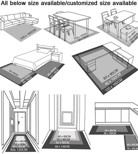 Authentic Aboriginal Designs on Carpet Rug Printed Rectangle Area Rugs for Adult Yoga Mats Living Room Decor  Personalized Doormat