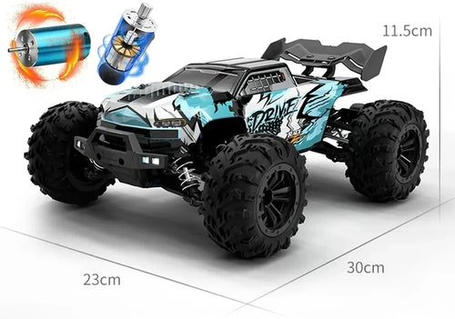 Load image into Gallery viewer, 1:16 80km/h Brushless RC Drift Car With LED Lights 4WD Electric High Speed Racing Remote Control Monster Truck for Kids Adults
