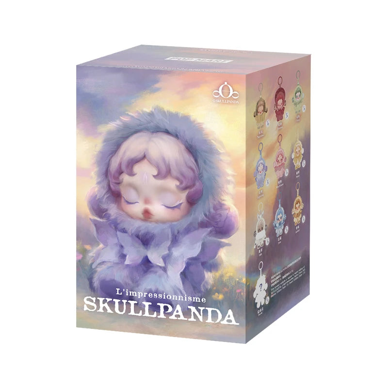 POP MART SKULLPANDA L’impressionnisme Series Plush Doll Blind Box 1PC/9PCS Mystery Box Limited to 2pc/2set per order