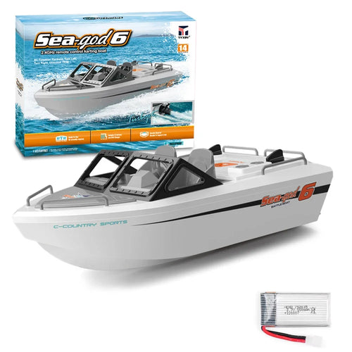 Load image into Gallery viewer, Toy Boat 1/12 Remote Control Go Kart 2.4G High-Speed Vortex Spray Brushless Water Electric Cool Boy Ship Model
