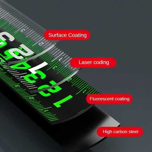 Load image into Gallery viewer, 3/5/10M Metric Measuring Tape Self Locking Fluorescent Steel Tape Measure High Precision Wear-resistant Ruler Measuring Tools
