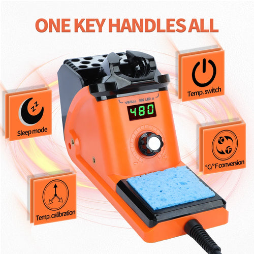 Load image into Gallery viewer, YIHUA 926LED-III Digital Electric Soldering Iron Kit with Helping Hands 960I Adjustable Temperature Portable Soldering Station

