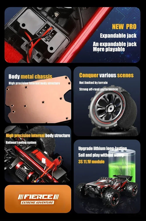 Load image into Gallery viewer, TSRC 9522 1:16 85KM/H Super Brushless 50KM/H Brushed RC Car 4x4 Off Road Remote Control High Speed Drift Racing Truck Toy Kids A
