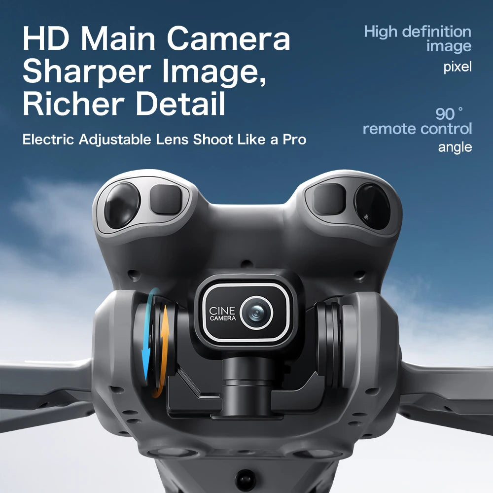 GT50 Drone 4.3-Inch Screen Remote Control 8K EIS 183g Lightweight Beginner Foldable GPS Quadcopter for Adults Travel