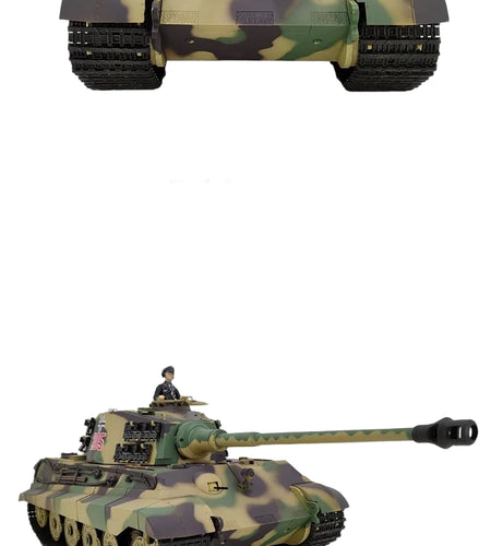 Henglong German Tiger King Remote-Controlled Tank 1/16 Metal Toy Car Professional Electric Tracked Off-Road Military Tank Model