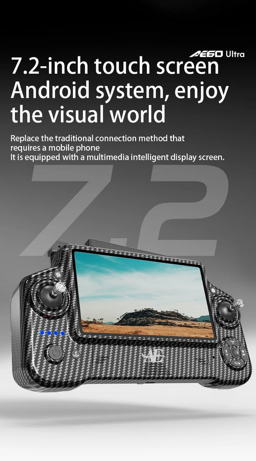 Load image into Gallery viewer, AE60 Ultra Professional Drone With 8K Camera GPS 3-Axis Gimbal Obstacle Avoidance Touch Screen FPV Brushless RC Drones Boy Toys
