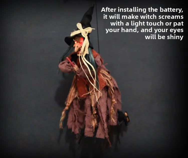 Halloween Witch Pendant A Terrifying Atmosphere Decoration