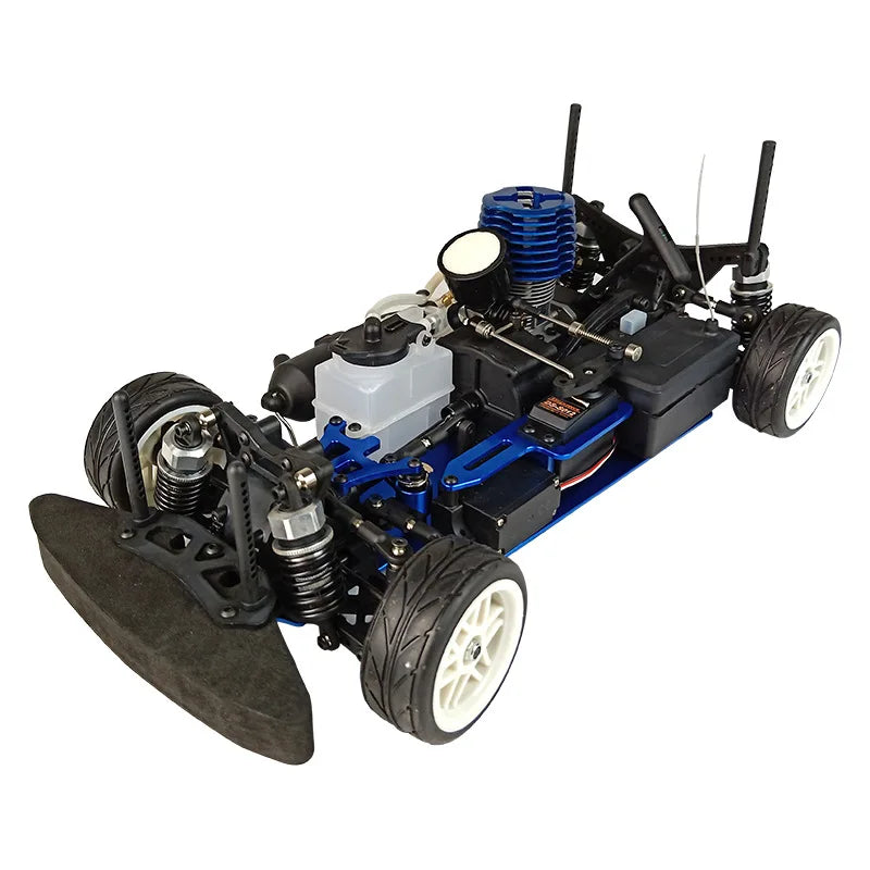 New Rc 1/10 Flat Sports Car Remote Control Model Toy Vrx Reiz Howe Rh1004 Two-Speed Methanol Fuel Gasoline Toy Model Car