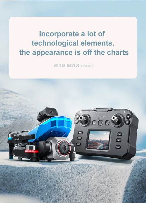 Load image into Gallery viewer, K16 Uav Aerial Photography 8K High-Definition Camera Screen Controlled Version Foldable Four-Axis Remote Control Aircraft Toys

