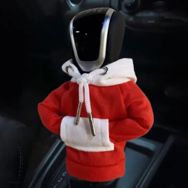 Hoodie Car Gear Shift Cover Fashion Gearshift Hoodie Car Gear Shift Knob Cover Manual Handle Gear Sweatshirt Change Lever Cover
