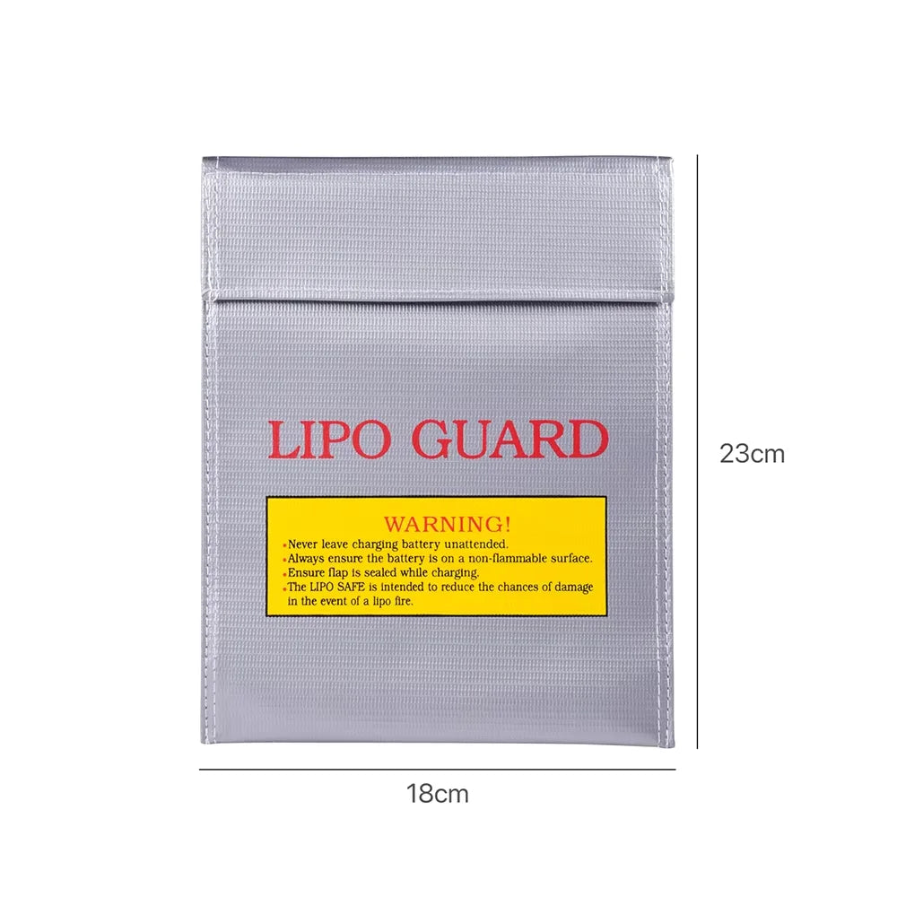 Battery Safe Bag Fireproof for RC Car Drone Batteries Travel Storage Charging Large Explosion-Proof Bags Portable
