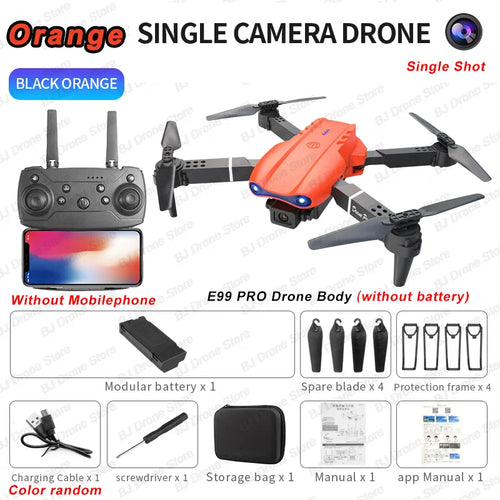 Load image into Gallery viewer, 2024 E99Pro RC Drone 4K Professinal With 1080P Wide Angle HD Camera Foldable Helicopter WIFI FPV Height Hold Gift Toy
