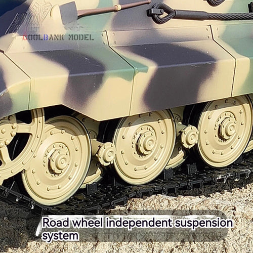 Load image into Gallery viewer, Henglong German Tiger King Remote-Controlled Tank 1/16 Metal Toy Car Professional Electric Tracked Off-Road Military Tank Model
