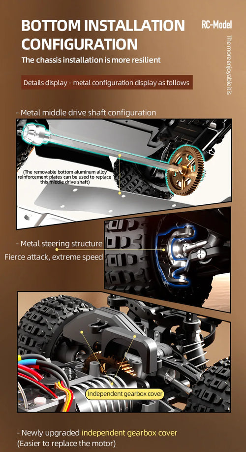 Load image into Gallery viewer, Jjrc C8820 Carbon Brush Full Scale Remote Control Car 4wd Short Truck Off-Road Professional Racing High-Speed Car Adult Rc Toys
