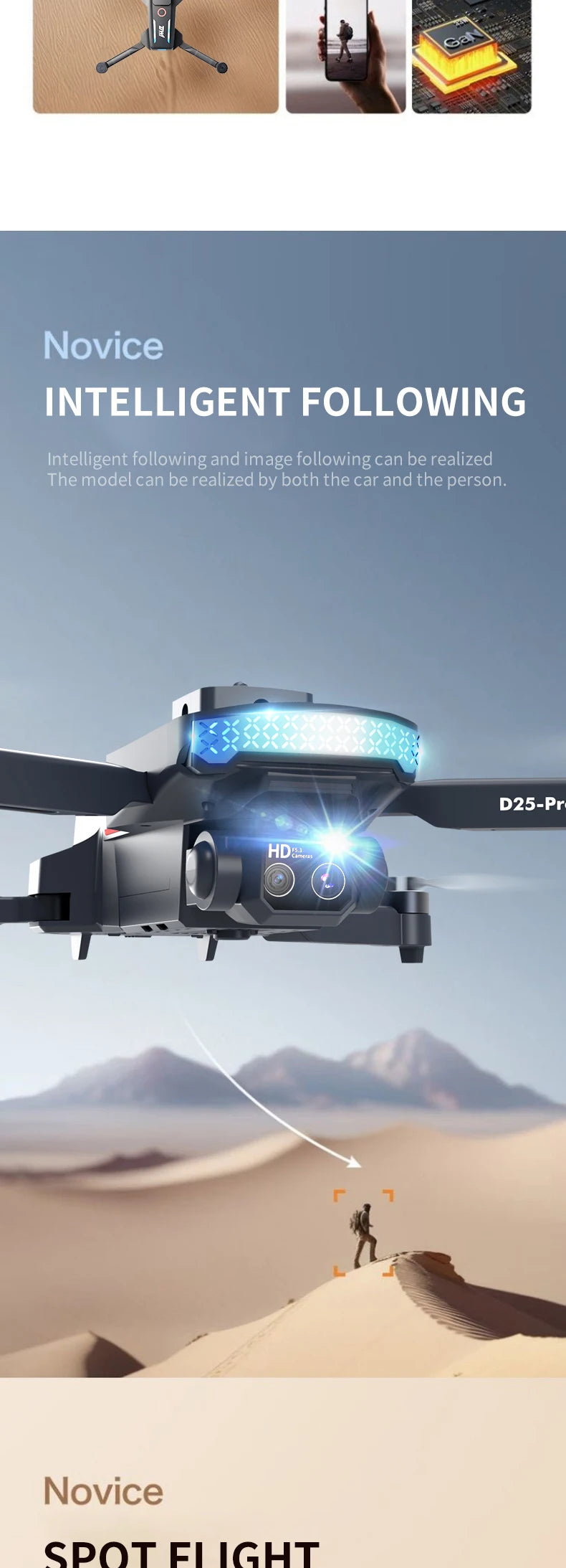 DWI  New with Screen Remote Control D25-PRO MAX GPS Drone 5G WIFI 8k HD Professional Camera FPV Drones RC Quadcopter Helicopter