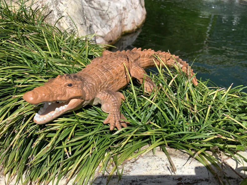 Rc Crocodile Remote Control Boat Electric Simulation Radio control  Machine toys  Children's Water pool Outdoor Toys for Boys