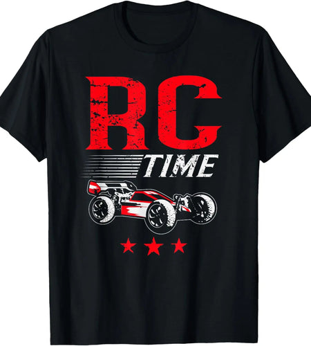 RC T- Shirt Cars Racing RC Time Radio Controlled RC Car T-Shirt