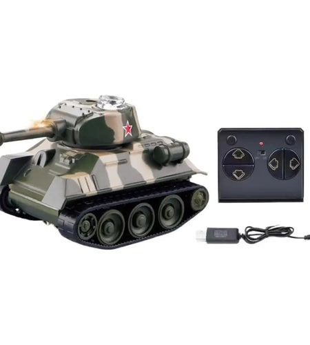 Tank,2025 new Mini Remote Control Tank Charging Model Simulation Wireless Control Children's Remote Control Car Military Toy Boy Gift