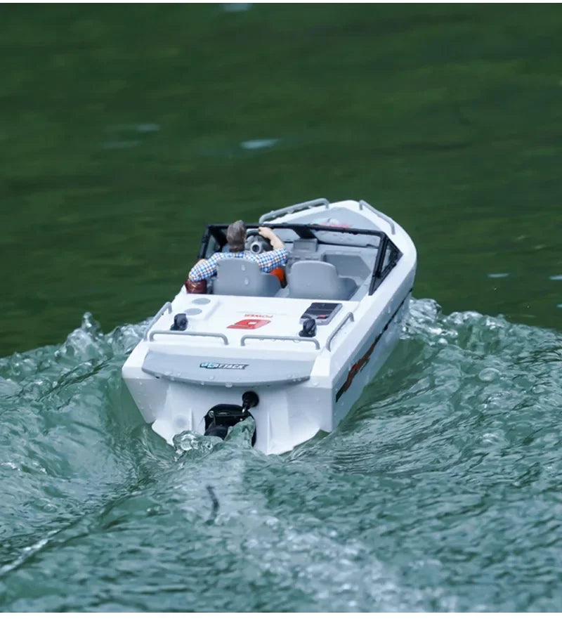 Toy Boat 1/12 Remote Control Go Kart 2.4G High-Speed Vortex Spray Brushless Water Electric Cool Boy Ship Model