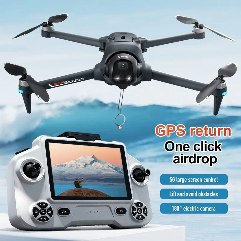 NEW YL059 Mini RC Quadcopter 4K Drone HD Camera FPV GPS Flight Optical Flow Positioning Long battery life RC Toy Boy Gift Dron
