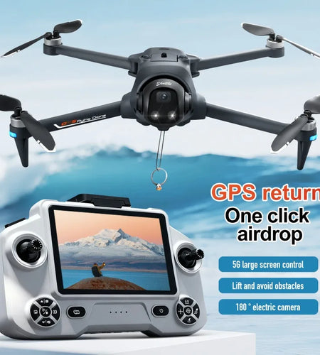 NEW YL059 Mini RC Quadcopter 4K Drone HD Camera FPV GPS Flight Optical Flow Positioning Long battery life RC Toy Boy Gift Dron