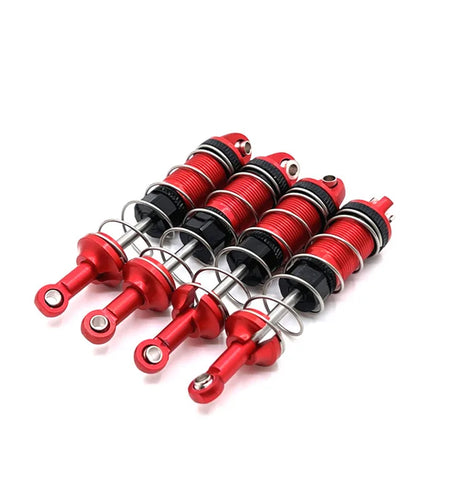 RC Car 4pcs Metal Oil Shock Absorber Damper for SCY 16101 16102 16103 1/16 RC Car Upgrade Parts Accessories