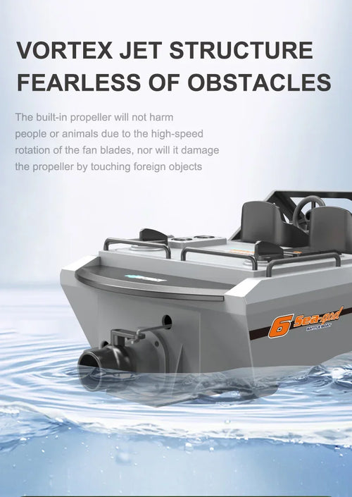 Load image into Gallery viewer, Toy Boat 1/12 Remote Control Go Kart 2.4G High-Speed Vortex Spray Brushless Water Electric Cool Boy Ship Model
