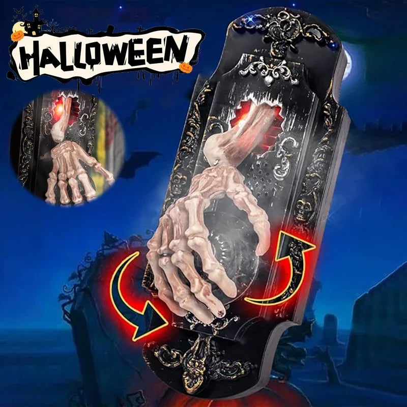 Halloween Funny Doorbell Induction Spray Doorbell Sound Induction Venue Layout Haunted House Halloween Terror