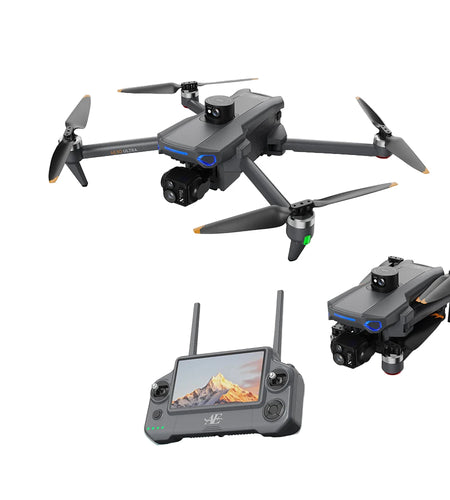 AE30 Ultra GPS Drone 4K Profesional HD Camera 3-Axis Gimbal Brushles Airdrop RC Quadcopter 5.5inch Screen Control Fishing Drones